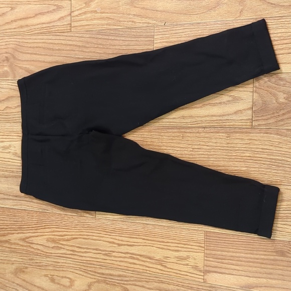 Joie black cuffed cropped mid-rise business casual stretch office pants size 8 - Picture 5 of 6
